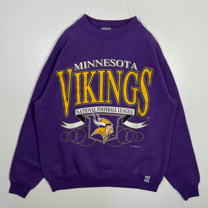 (M) 1993 MINNESOTA VIKINGS Vintage NFL Sweatshirt / A0577S