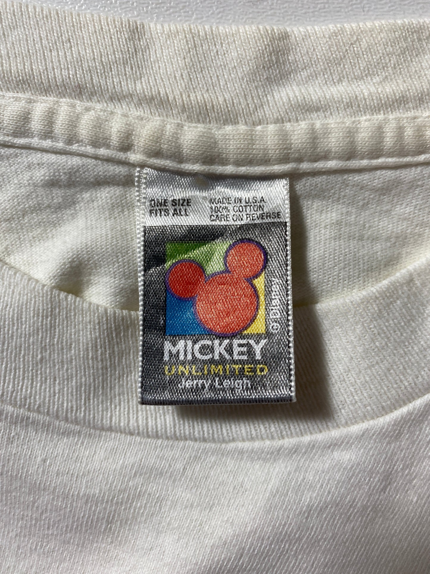 90's DISNEY MICKEY Made in USA Size XL Vintage T-Shirt / F370T