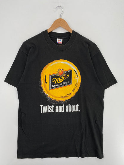 90's MILLER TWIST AND SHOUT Made in USA Size L Vintage T-Shirt / F287T