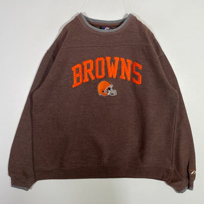 (L) 00’ CLEVELAND BROWNS Vintage NFL Sweatshirt / A0670S