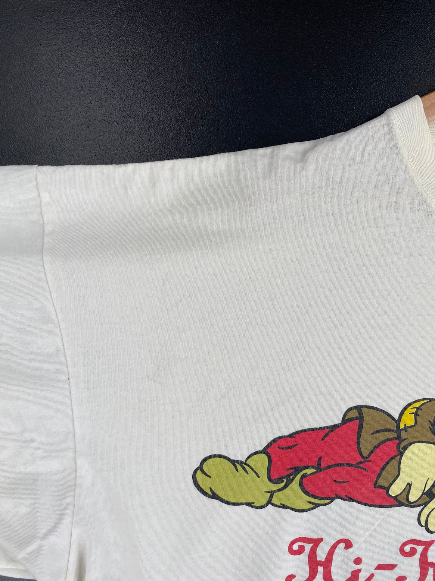 90's DISNEY SNOW WHITE SEVEN DWARFS Size No Tag (Approx.XXXXL) Vintage T- Shirt / F2154T