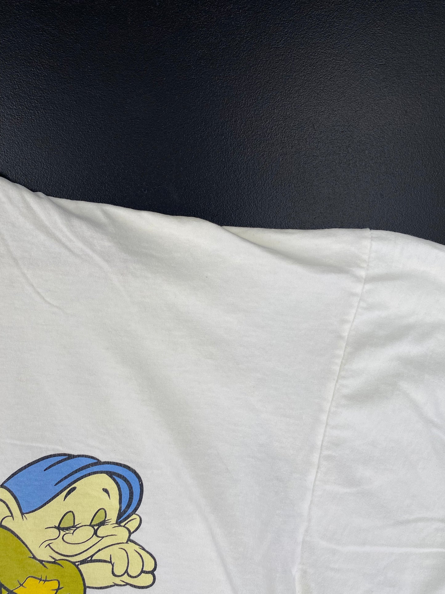 90's DISNEY SNOW WHITE SEVEN DWARFS Size No Tag (Approx.XXXXL) Vintage T- Shirt / F2154T