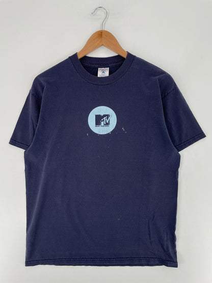 2001 M TV Size L Vintage T-Shirt / E7279T