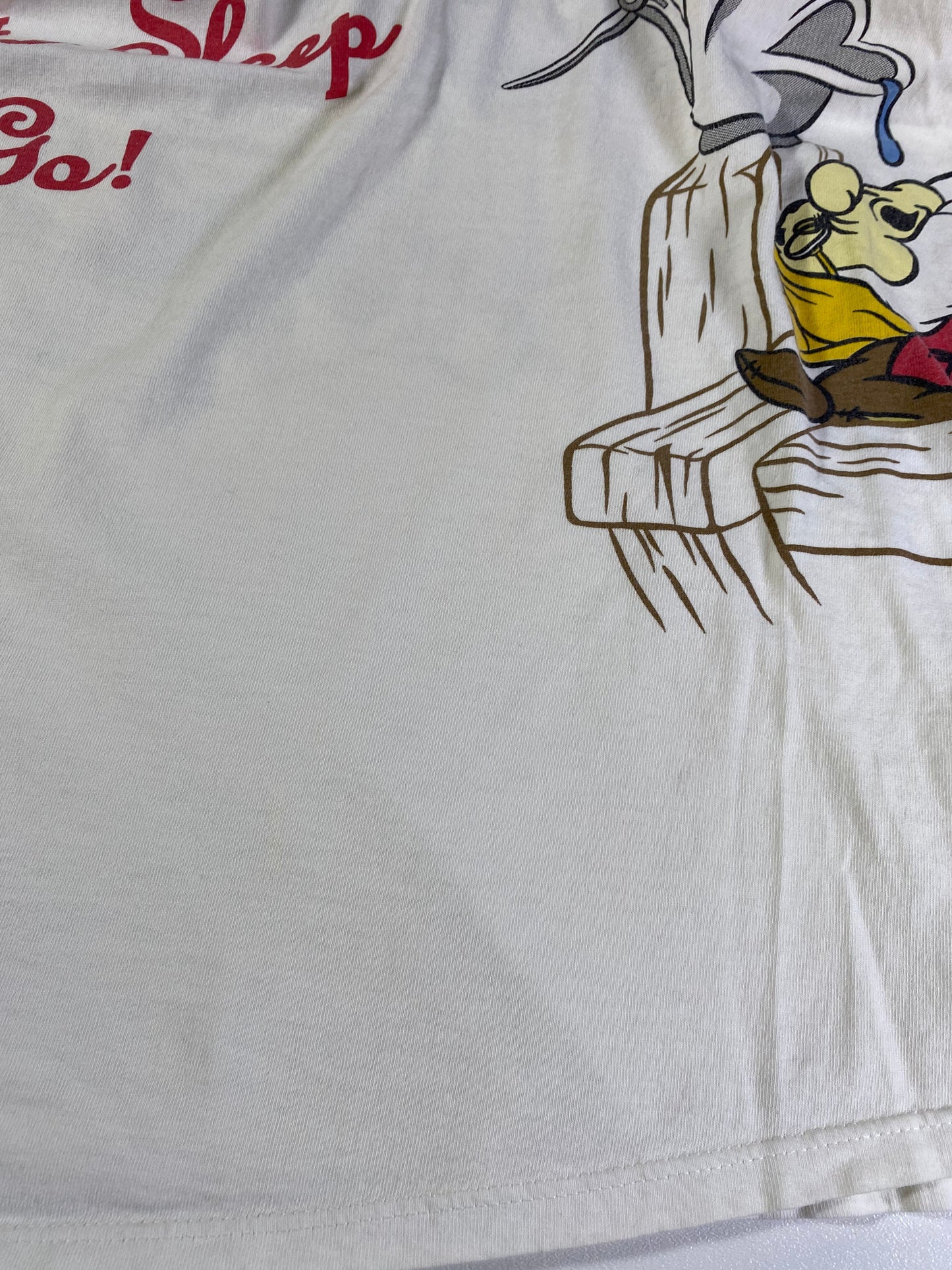 90's DISNEY SNOW WHITE SEVEN DWARFS Size No Tag (Approx.XXXXL) Vintage T- Shirt / F2154T