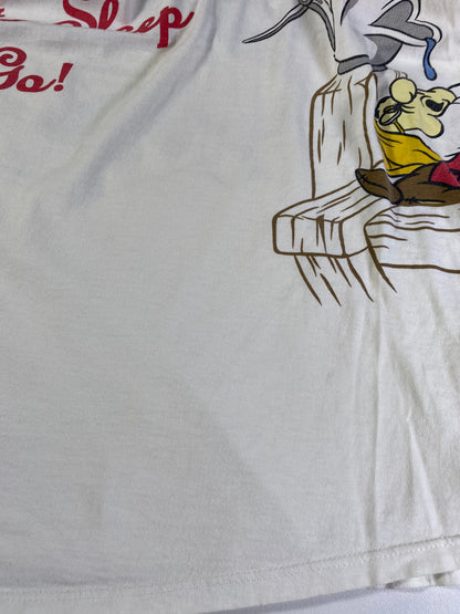90's DISNEY SNOW WHITE SEVEN DWARFS Size No Tag (Approx.XXXXL) Vintage T- Shirt / F2154T
