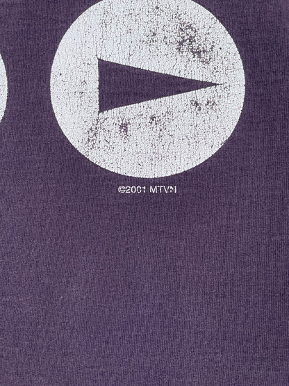 2001 M TV Size L Vintage T-Shirt / E7279T