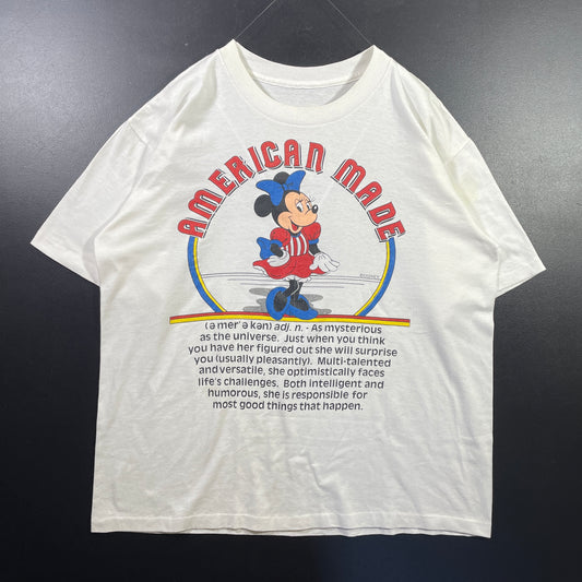 (L) 80’s DISNEY MINNIE Vintage T-Shirt / A0897T
