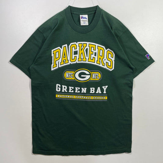 (L) 90's GREEN BAY PACKERS Vintage NFL T-Shirt / A0918T