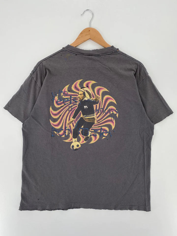 90's BOB MARLEY Made in USA Size XL Music T-shirts / E9081T