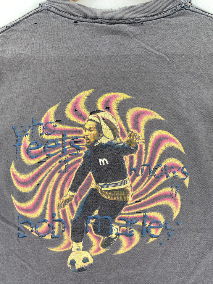 90's BOB MARLEY Made in USA Size XL Music T-shirts / E9081T