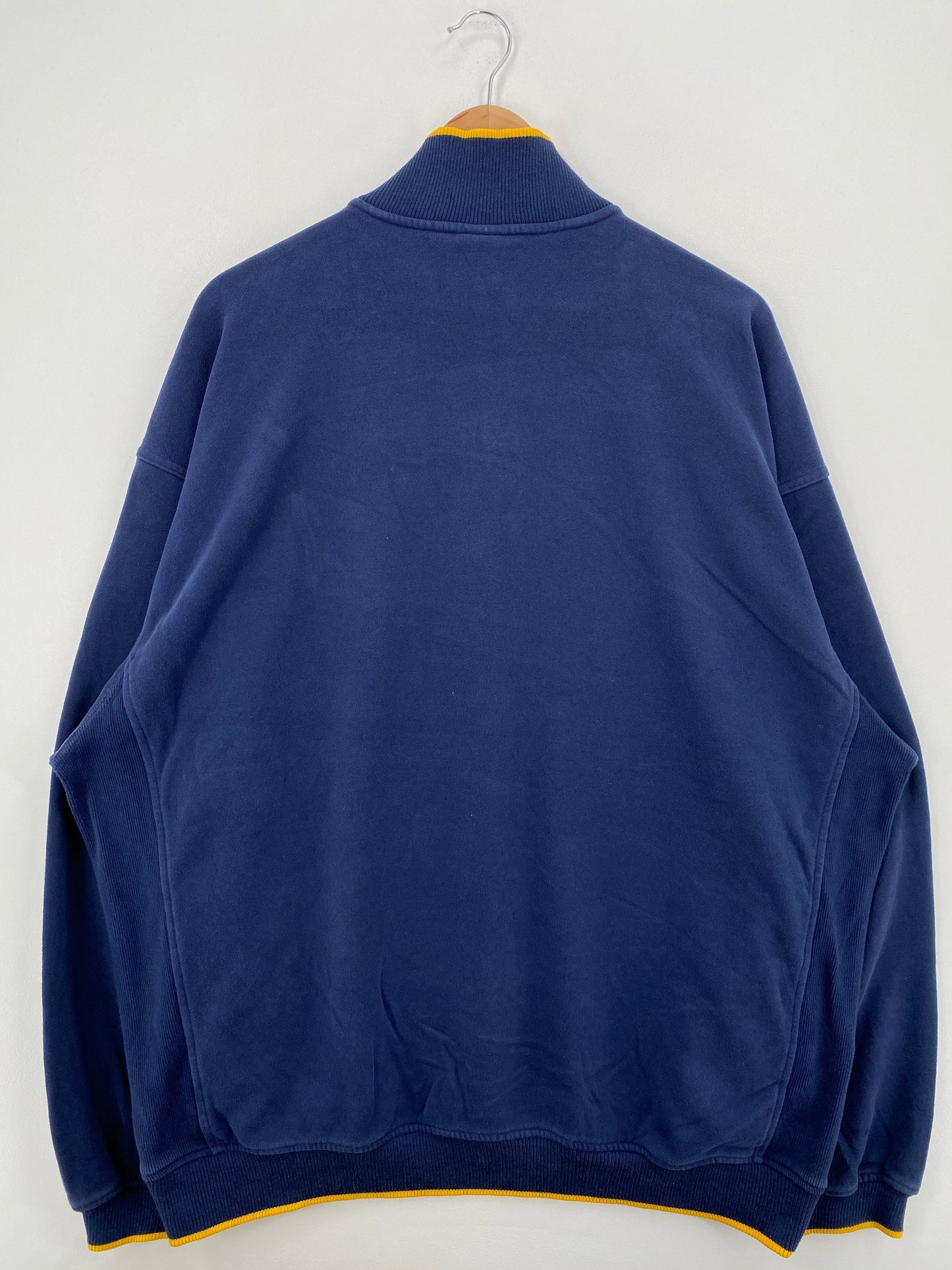 00' NIKE WEST VIRGINIA Size XL Vintage College Half Zip Sweat-Shirt / G4384S