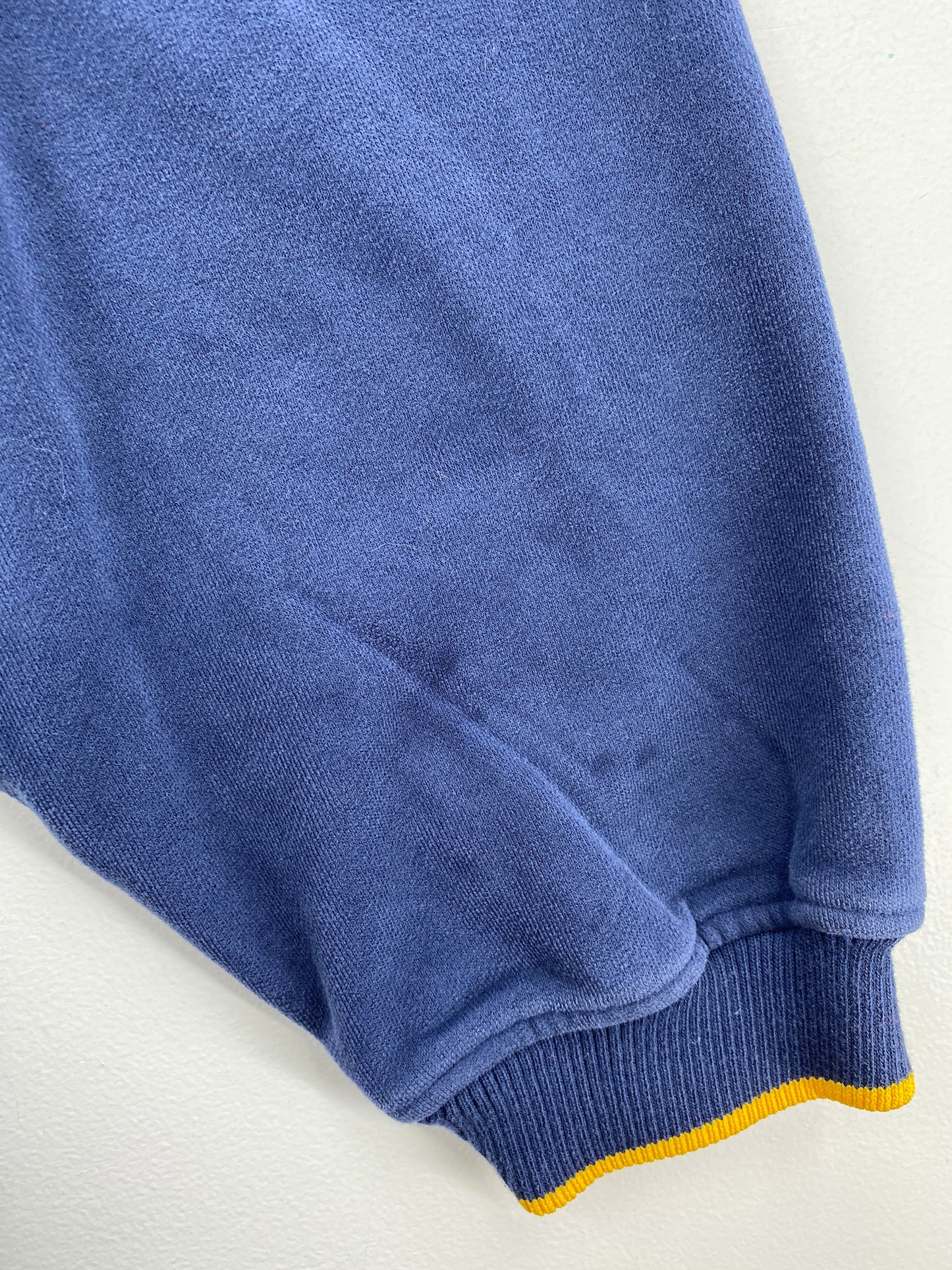 00' NIKE WEST VIRGINIA Size XL Vintage College Half Zip Sweat-Shirt / G4384S