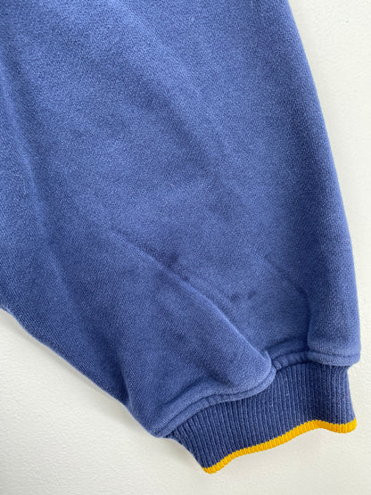 00' NIKE WEST VIRGINIA Size XL Vintage College Half Zip Sweat-Shirt / G4384S