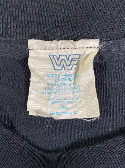 .1993 WRESTLE MANIA IX Made in USA Size XL Vintage WWF T-shirt / E8264T