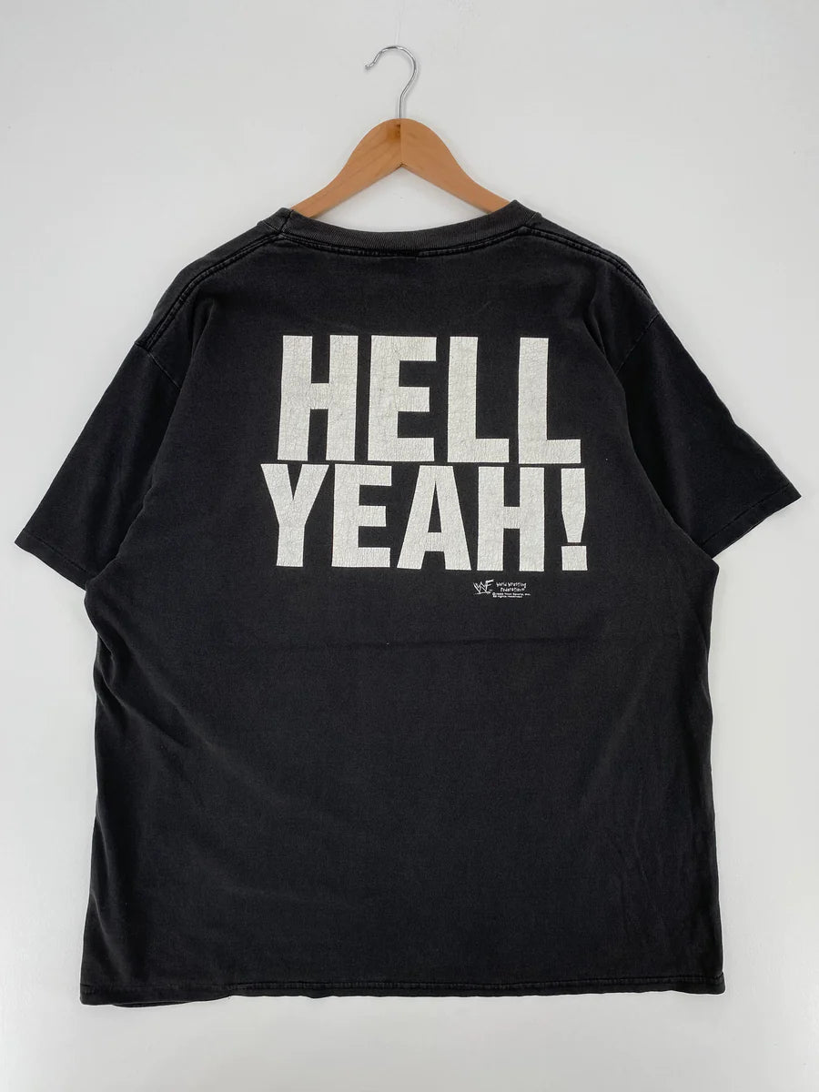 1998 AUSTIN 3:16 Made in USA Size XL Vintage WWF T-shirt / E8265T