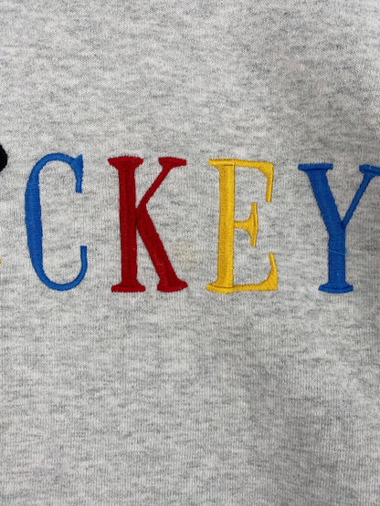 90's DISNEY MICKEY Made in USA Size L Vintage Sweat-Shirt / G4717S