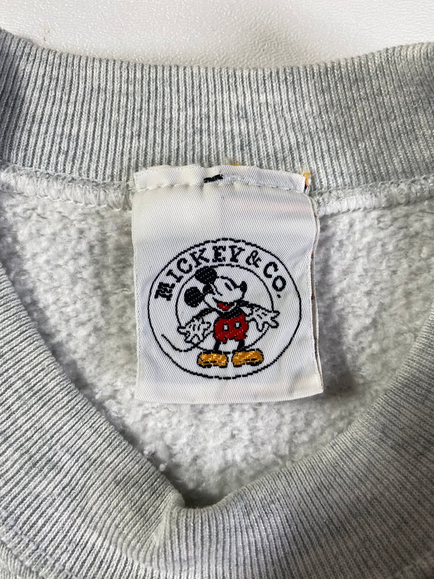 90's DISNEY MICKEY Made in USA Size L Vintage Sweat-Shirt / G4717S