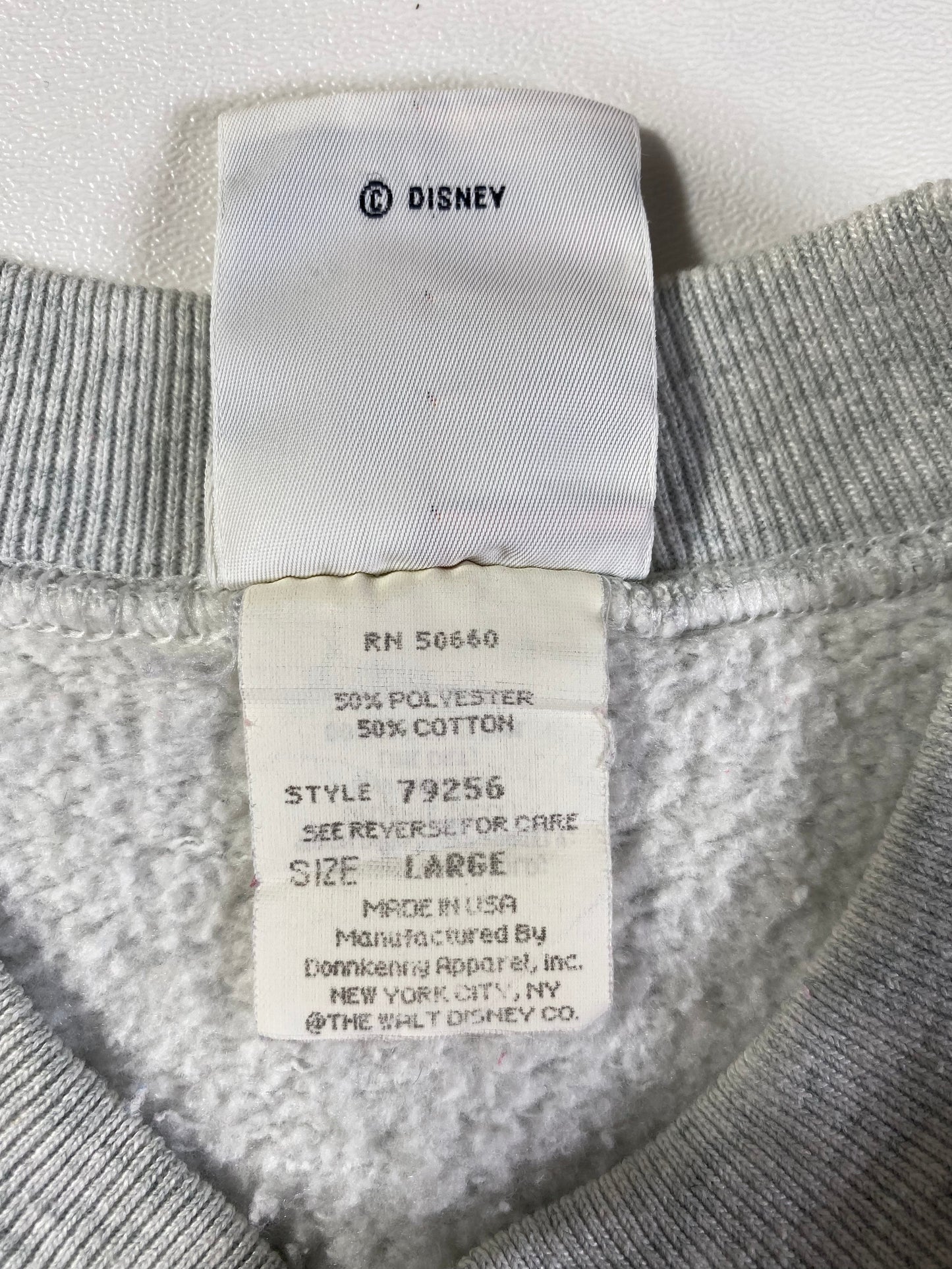90's DISNEY MICKEY Made in USA Size L Vintage Sweat-Shirt / G4717S