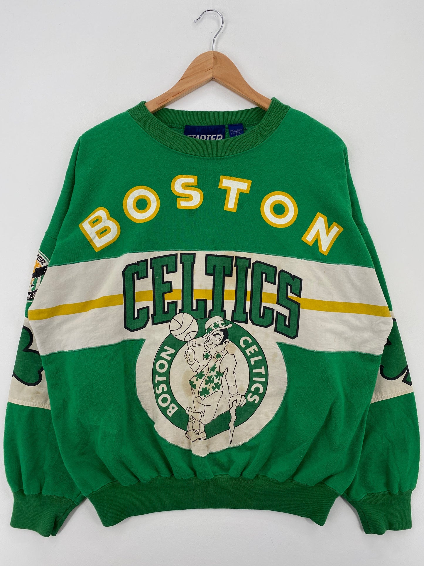 80’s STARTER x BOSTON CELTICS Size L Vintage NBA Sweat-shirt / E8168S