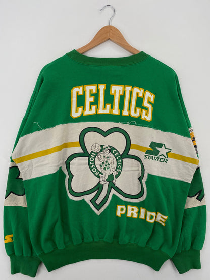 80’s STARTER x BOSTON CELTICS Size L Vintage NBA Sweat-shirt / E8168S
