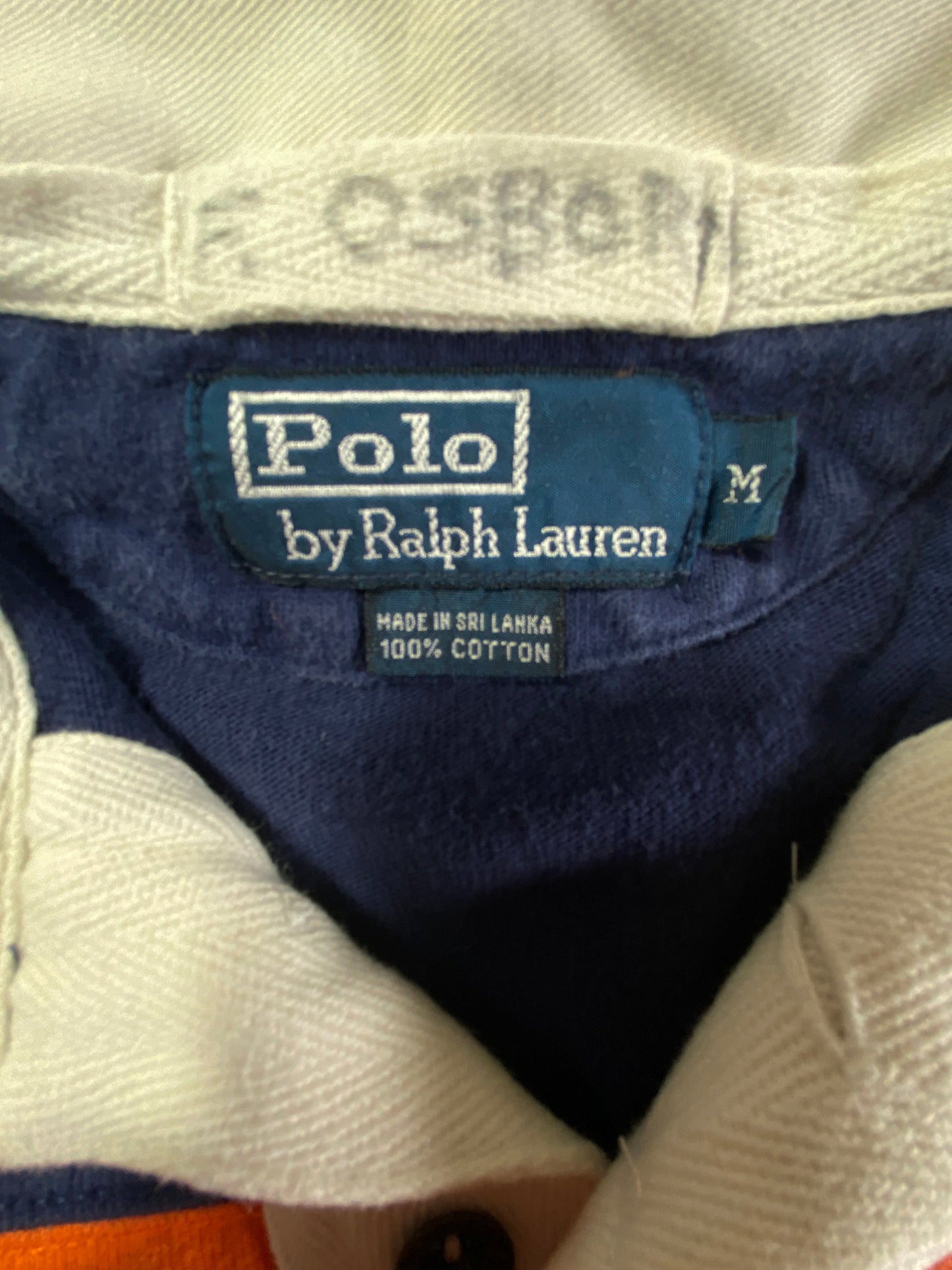 Vintage POLO RALPH LAUREN Size M Rugby-shirt / G1328R