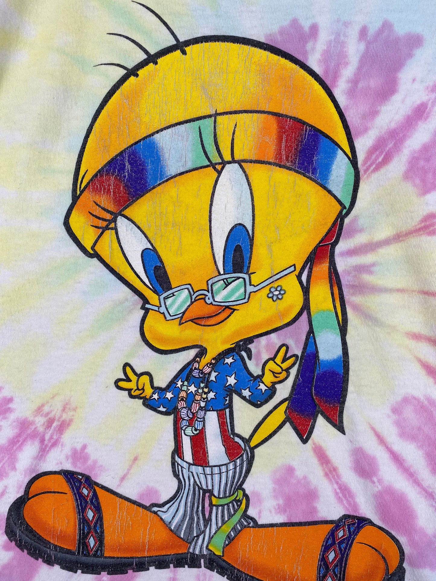 (XL) 1997 LOONEY TUNES TWEETY Vintage T-Shirt / A0845T