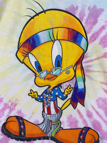 (XL) 1997 LOONEY TUNES TWEETY Vintage T-Shirt / A0845T