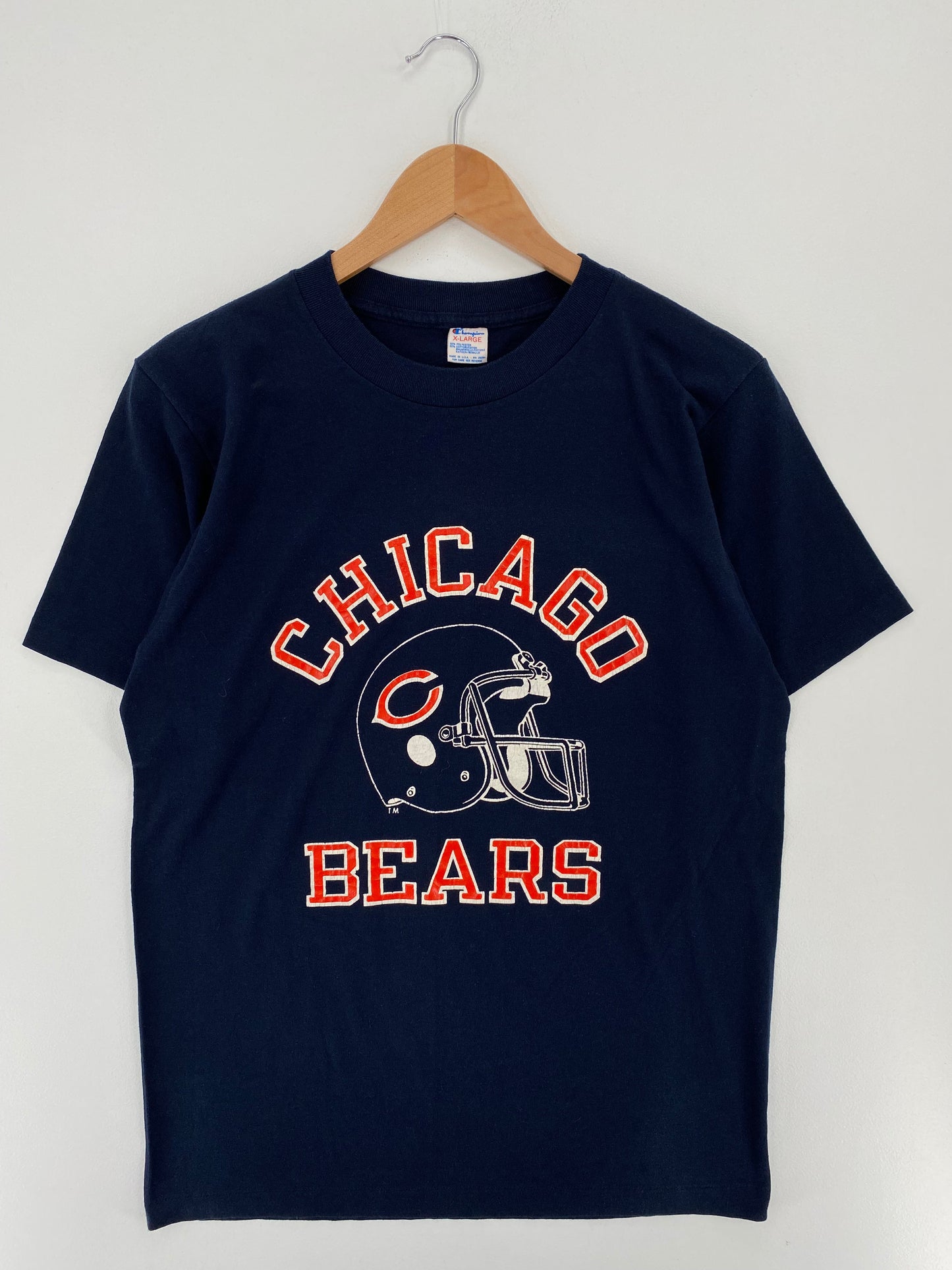 80’s CHAMPION x CHICAGO BEARS Made in USA Size XL Vintage NFL T-Shirt / F4700S