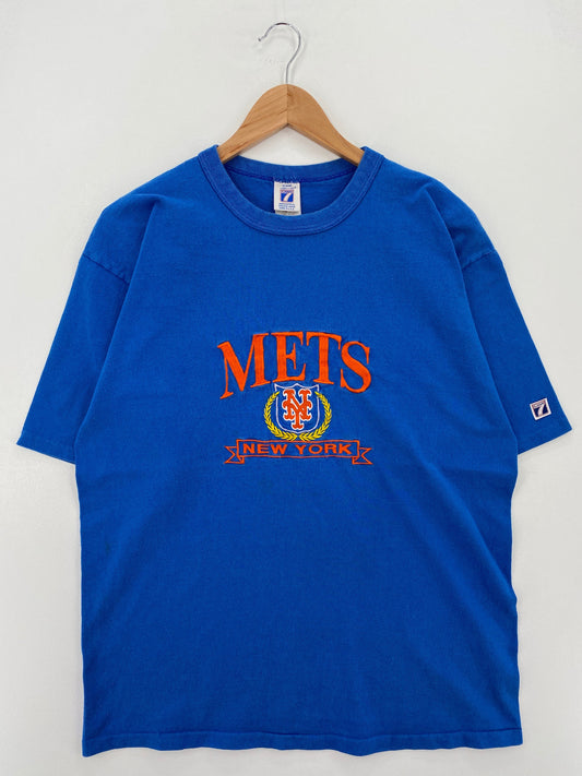 90's NEW YORK METS Made in USA Size L Vintage MLB T-Shirt / G3117T