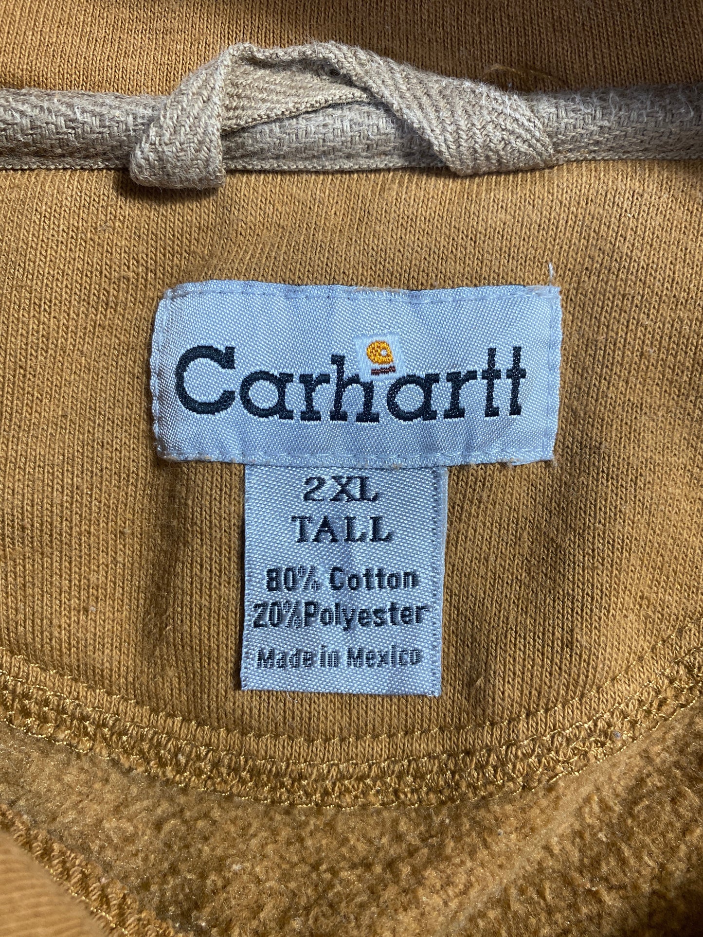 Vintage CARHARTT Size XXL Hoodie Sweat-Shirt / F7678S