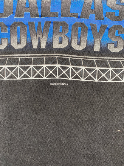 1993 STARTER x DALLAS COWBOYS Made in USA Size L Vintage NFL T-Shirt / E9759T