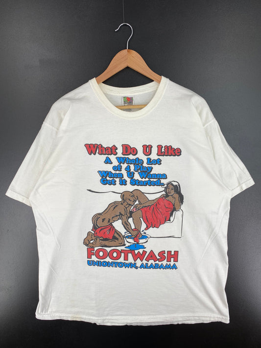 Vintage FOOTWASH Size XL Vintage T-Shirt / F502T
