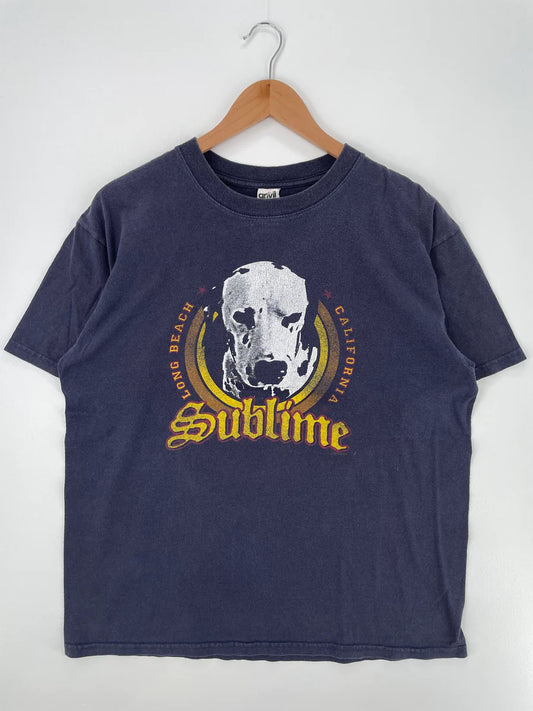 2005 SUBLIME Size L Vintage Music T-shirt / E8363T
