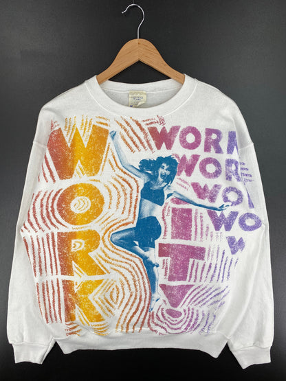 90's WORK IT Made in USA Size M Vintage Sweat-Shirt / G1057S