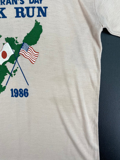 .1986 NMCB-3 VETERAN'S DAY RUN Size No Tag (Approx.M) T-shirts / E8024T