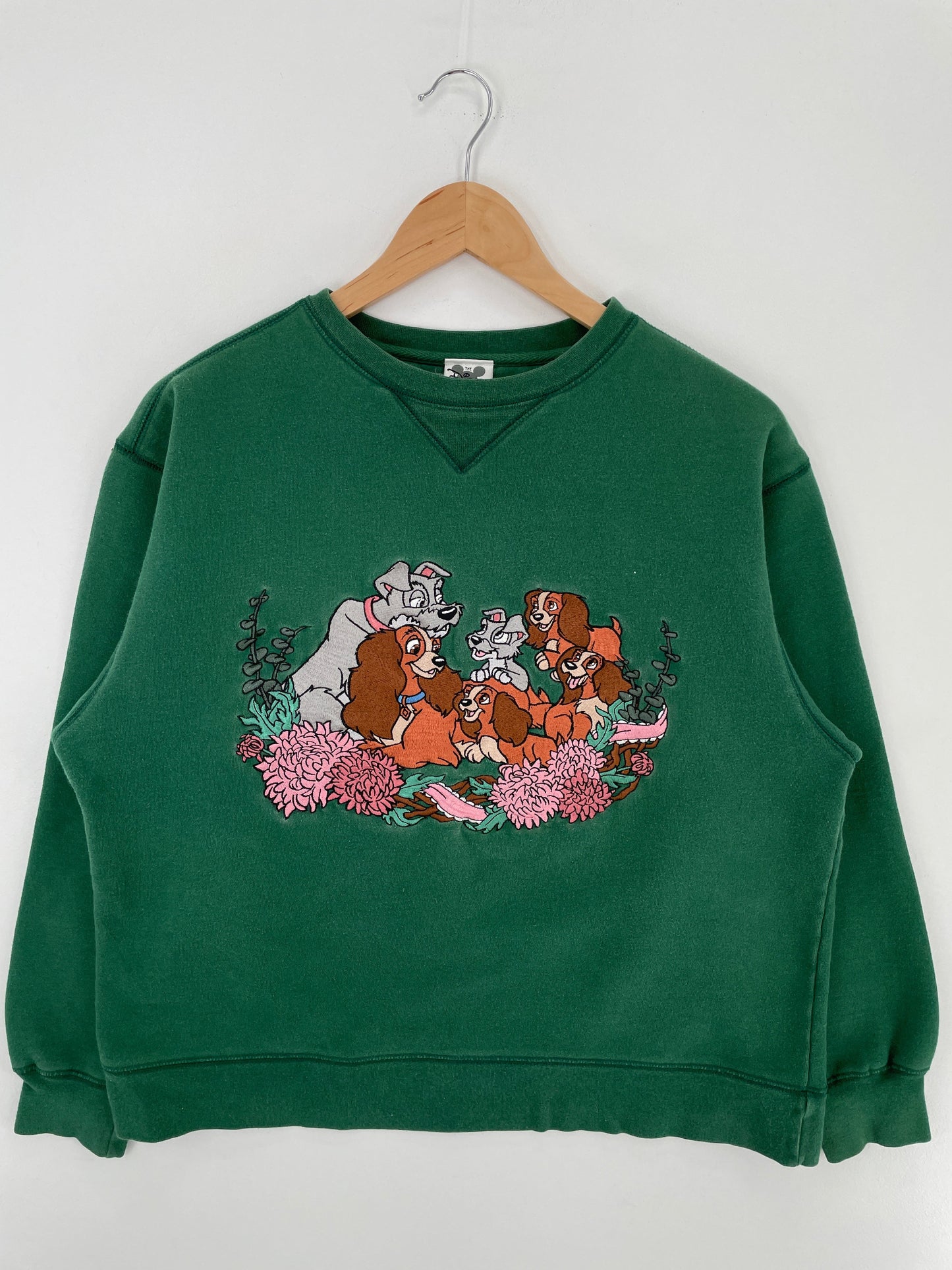 00' DISNEY LADY AND THE TRAMP Size S Vintage Sweat-Shirt / F5091S