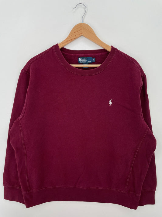 90's POLO RALPH LAUREN Size XL Vintage Sweat-Shirt / F39S