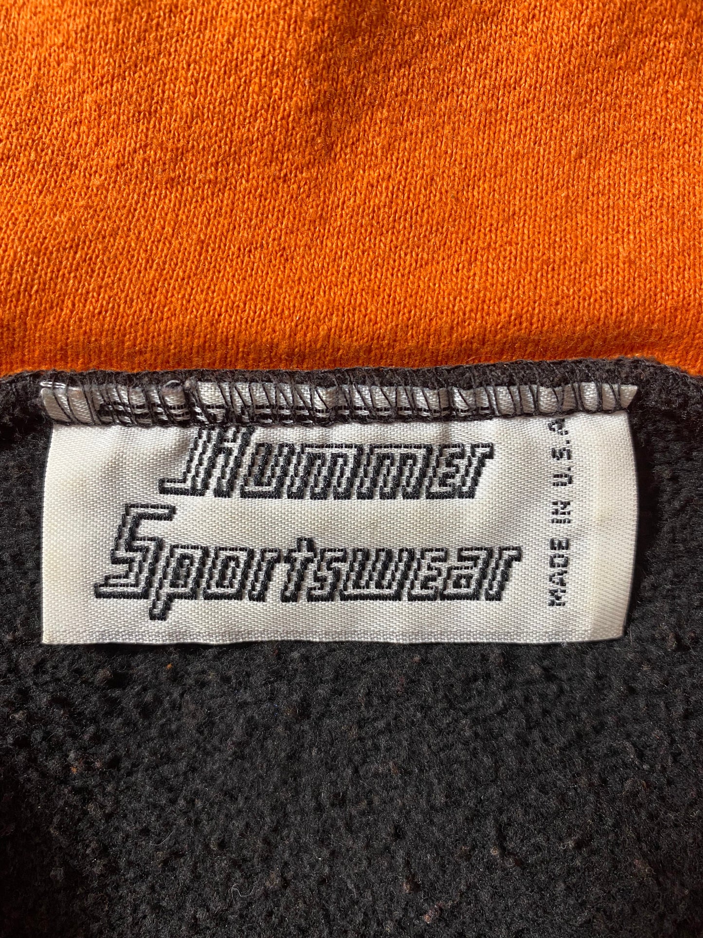 90's PHILADELPHIA FLYERS Made in USA Size No Tag (Approx.L-XL) NHL Half Zip Sweat-Shirt / F2181S