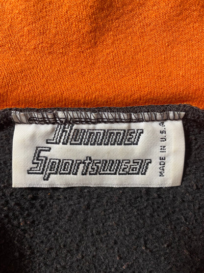 90's PHILADELPHIA FLYERS Made in USA Size No Tag (Approx.L-XL) NHL Half Zip Sweat-Shirt / F2181S