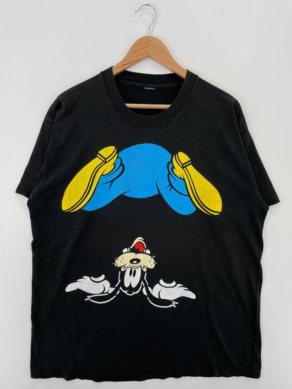 90’s DISNEY GOOFY Size No Tag(Approx.XL) T-shirt / F308T