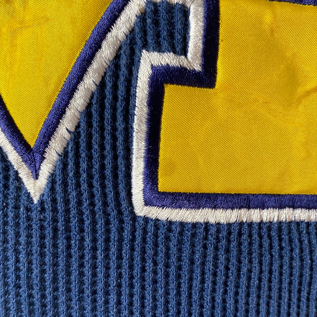 90's STARTER x MICHIGAN Size L Vintage Half Zip College Sweat-Shirt / F2279S