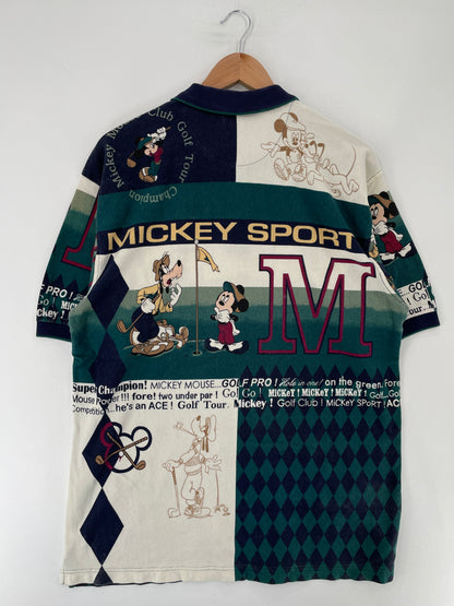 00' DISNEY Size Approx.L Vintage Polo-Shirt / E8474B