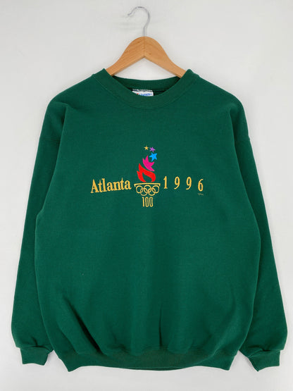 1996 ATLANTA OLYMPIC Size L Vintage Sweat-shirt / F6003S