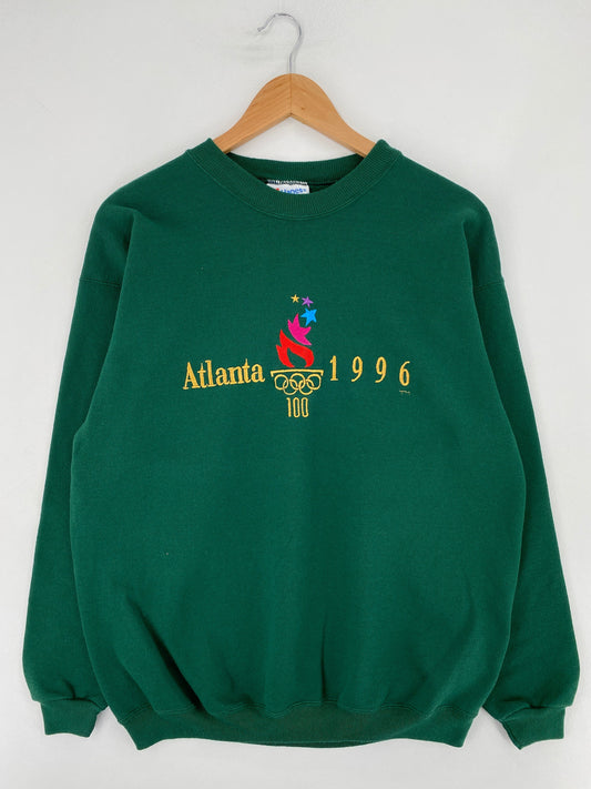 1996 ATLANTA OLYMPIC Size L Vintage Sweat-shirt / F6003S