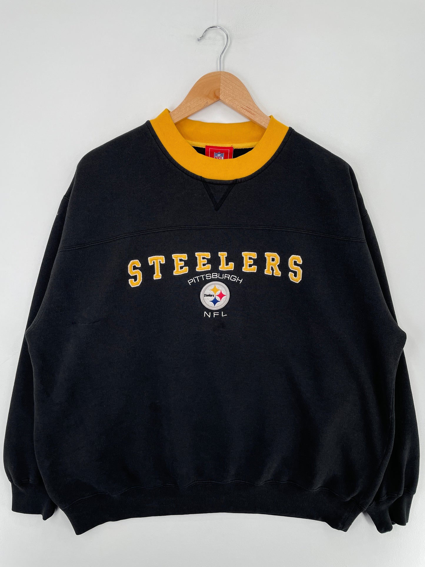 Vintage PITTSBURGH STEELERS Size Approx.XXL NFL Sweat-Shirt / F1819S