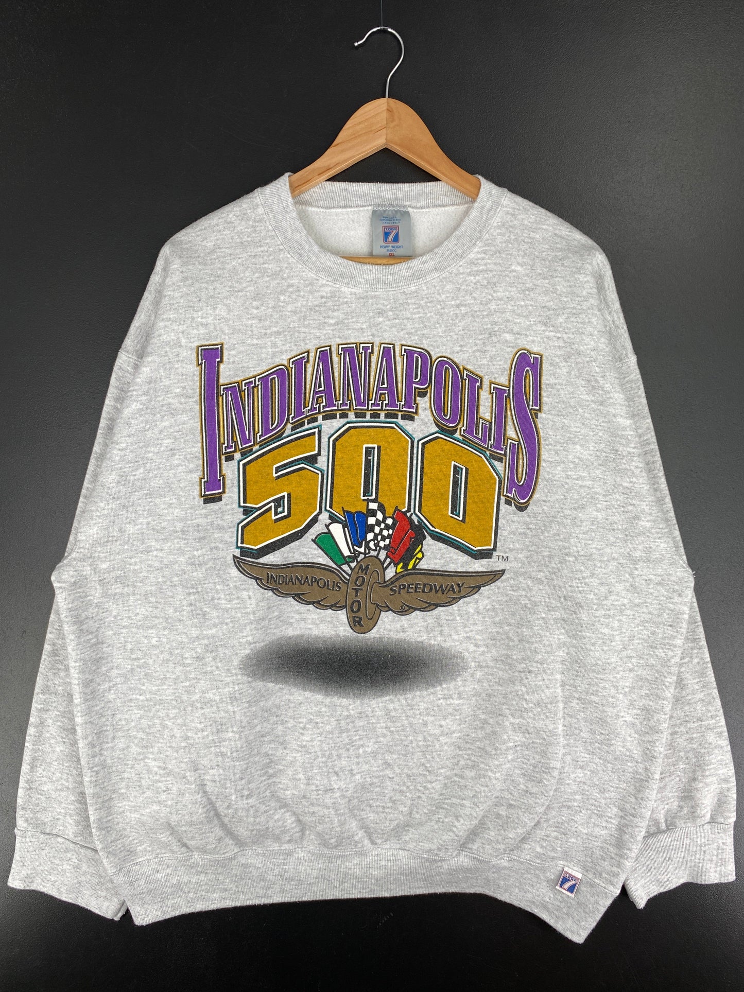90's INDIANAPOLIS 500 Made in USA Size XXL Vintage Racing Sweat-shirt / E9277S