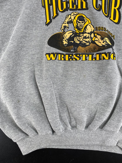 90's NEW LONDON TIGER CUB Size XXL Vintage College Sweat shirt / F6464S