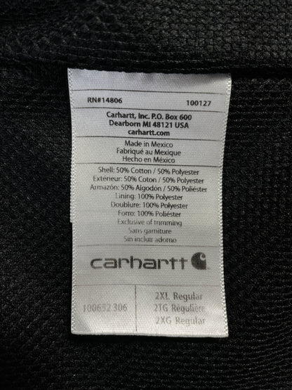 Vintage CARHARTT Size XXL Zip-up Hoodie Sweat-Shirt / E7937S