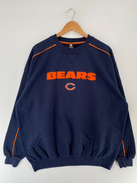 Vintage CHICAGO BEARS Size Approx.XXL Vintage NFL Sweat-Shirt / F271S