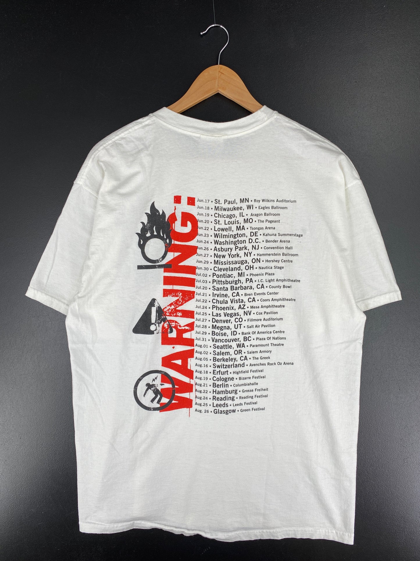 2001 GREEN DAY Size L Vintage Music T-Shirts /  F962T